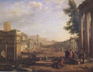 Claude Lorrain View of the Campo Vaccino ()mk05